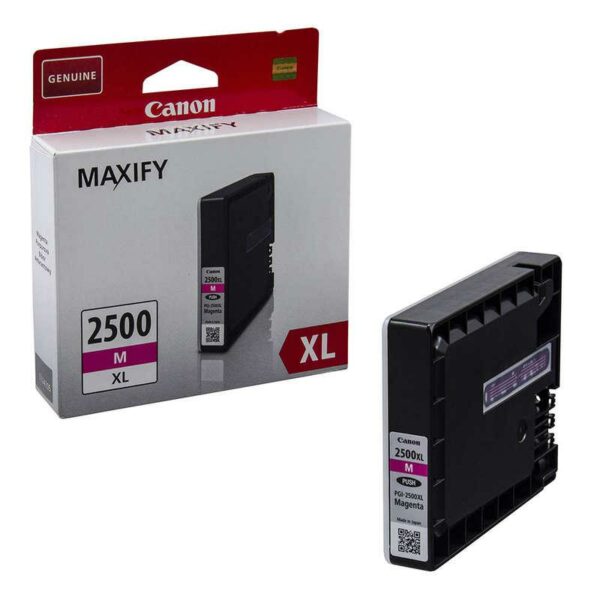 Cartus Cerneala Original Canon Magenta, PGI-2500XLM, pentru Maxify IB4050|IB4150|MB5050|MB5150|MB5350|MB5450, , (timbru verde 0.15 lei), „BS9266B001AA”
