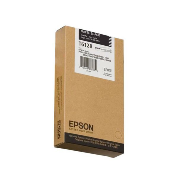 Cartus Cerneala Original Epson Matte Black, T612800, pentru 7400|7450|7800|7880|9400|9450|9800, , (timbru verde 0.15 lei), „C13T612800”