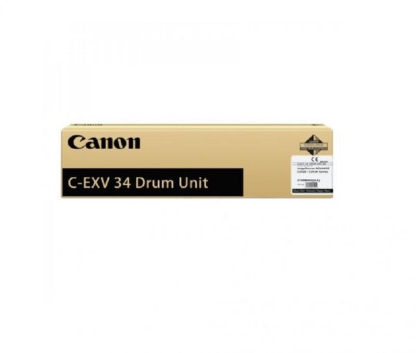 Drum Unit Original Canon Cyan, EXV34C, pentru IR Advance C2020I|C2020L|C2025I|C2025L|C2030I|C2030L|C2220L|C2220I|C2225I|C2230I, 36K, (timbru verde 0.8 lei), „CF3787B003BA”