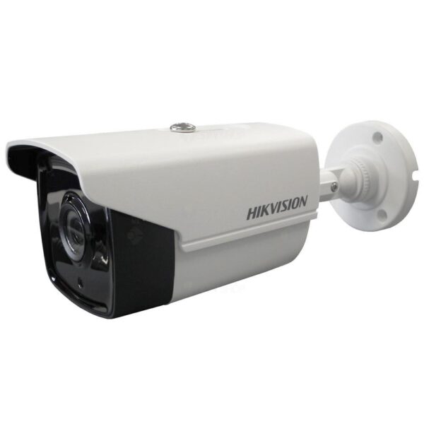 CAMERA supraveghere HIKVISION bullet, pt. exterior, dist. IR 60 m, lentila fixa 2.8 mm, 2 Mpx, cu fir, carcasa metal, „DS-2CE16D8T-IT3F28” (timbru verde 0.8 lei)