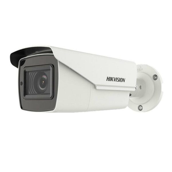 CAMERA supraveghere HIKVISION bullet, pt. exterior, dist. IR 80 m, lentila varifocala 2.7 – 13.5MM, 5 Mpx, cu fir, carcasa metal, „DS-2CE19H8T-AIT3ZF” (timbru verde 0.8 lei)