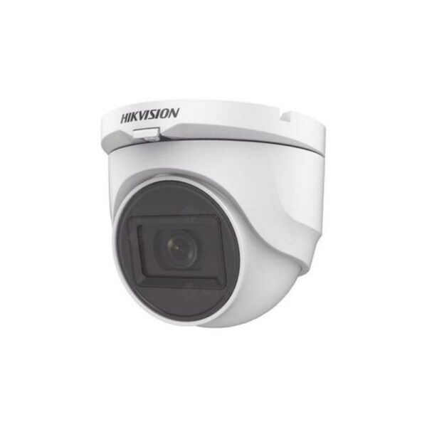 CAMERA supraveghere HIKVISION dome, pt. interior | exterior, dist. IR 30 m, lentila fixa 2.8 mm, 2 Mpx, cu fir, carcasa metal, „DS-2CE76D0T-ITMFS2” (timbru verde 0.8 lei)