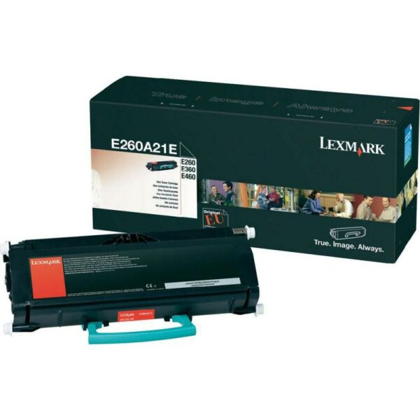 Toner Original Lexmark Black, E260A31E, pentru E260|E360|E460|E462, 3K, (timbru verde 1.2 lei) , „E260A31E”