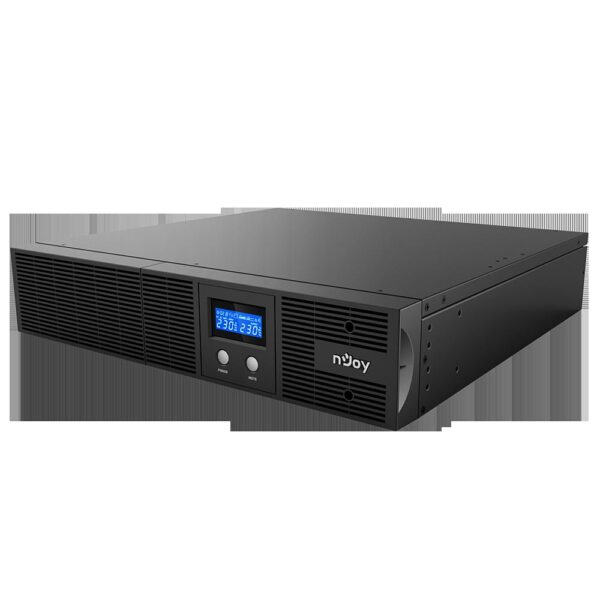 UPS NJOY, „Argus 2200”, Line Int. cu sinusoida pura cu management, rack, 2200VA/1320W, AVR, IEC x 4, 2 x baterie 12V/9Ah, display LCD, back-up 1 – 10 min., „PWUP-LI220AG-CG01B” (timbru verde 11 lei)