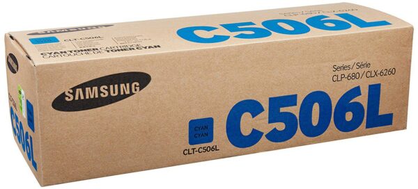 Toner Original Samsung Cyan, C506L, pentru CLP-680ND CLX-6260|, 3.5K, (timbru verde 1.2 lei) , „SU038A”