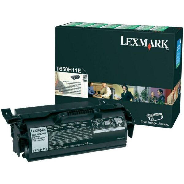 Toner Original Lexmark Black, T650H11E, pentru T650|T652|T654|T656, 25K, (timbru verde 1.2 lei) , „T650H11E”
