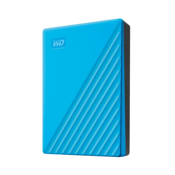 HDD extern WD 4 TB, My Passport, 2.5 inch, USB 3.2, albastru, „WDBPKJ0040BBL-WESN” (timbru verde 0.8 lei)