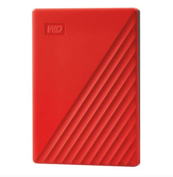 HDD extern WD 2 TB, My Passport, 2.5 inch, USB 3.2, rosu, „WDBYVG0020BRD-WESN” (timbru verde 0.8 lei)