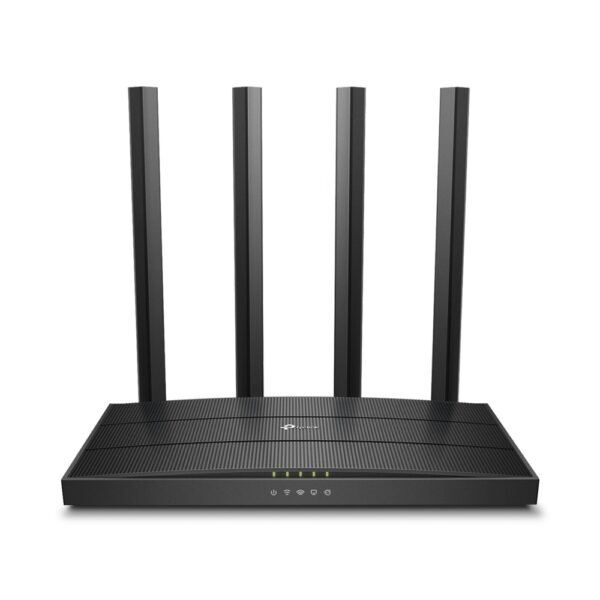 ROUTER TP-LINK wireless 1900Mbps, MU-MIMO, 4 porturi Gigabit, 4 antene externe, Dual Band 2.4 GHz+5 GHz AC1900 „Archer C80” (timbru verde 0.8 lei)