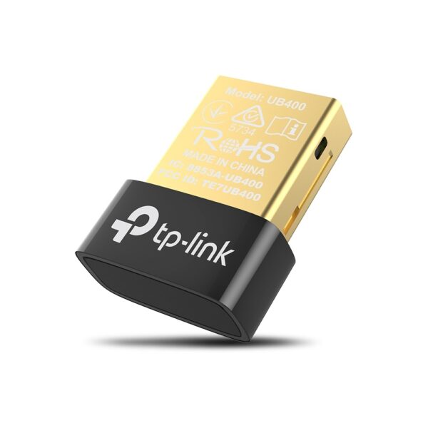 ADAPTOARE Bluetooth TP-Link, conectare prin USB 2.0, distanta 10 m (pana la), Bluetooth v4.0, antena interna, „UB400” (timbru verde 0.18 lei)