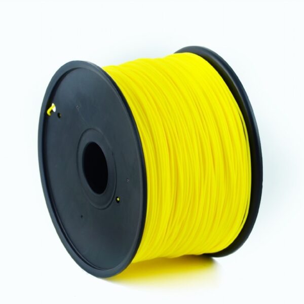 FILAMENT GEMBIRD pt. imprimanta 3d, ABS, 1.75mm diamentru, 1Kg / bobina, aprox. 400m, topire 225-240 grC, yellow, „3DP-ABS1.75-01-Y”