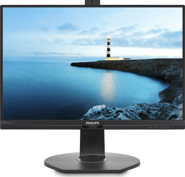 MONITOR PHILIPS 23.8″, multimedia, IPS, Full HD (1920 x 1080), Wide, 250 cd/mp, 5 ms, HDMI, VGA, DisplayPort, „241B7QPJKEB/00” (timbru verde 7 lei)