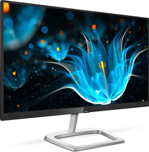 MONITOR PHILIPS 23.8″, multimedia, IPS, Full HD (1920 x 1080), Wide, 250 cd/mp, 5 ms, HDMI, DVI, VGA, „246E9QJAB/00” (timbru verde 7 lei)