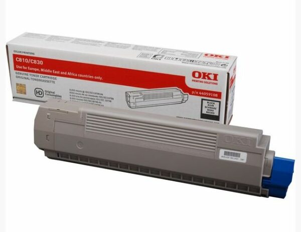 Toner Original OKI Black, 44059108, pentru C810|C830, 8K,”44059108″