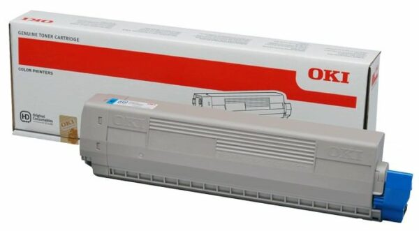 Toner Original OKI Cyan, 44844507, pentru C831|C841, 10K,”44844507″