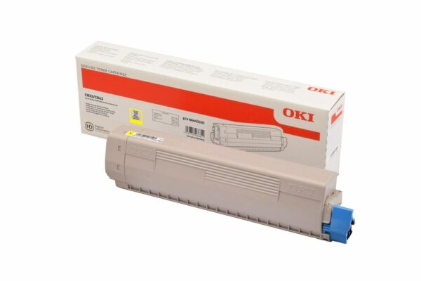 Toner Original OKI Yellow, 46443101, pentru C833|C843, 10K,”46443101″