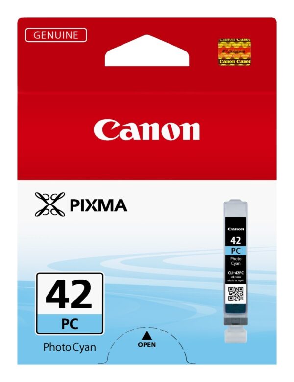 Cartus Cerneala Original Canon Light Cyan, CLI-42PC, pentru Pixma Pro 10|Pro 100, , (timbru verde 0.15 lei), „BS6388B001AA”