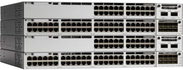 SWITCH CISCO, Catalyst 9300-24T-A, porturi Gigabit x 24, managed, rackabil da, carcasa metalica, „C9300-24T-A” (timbru verde 2 lei)