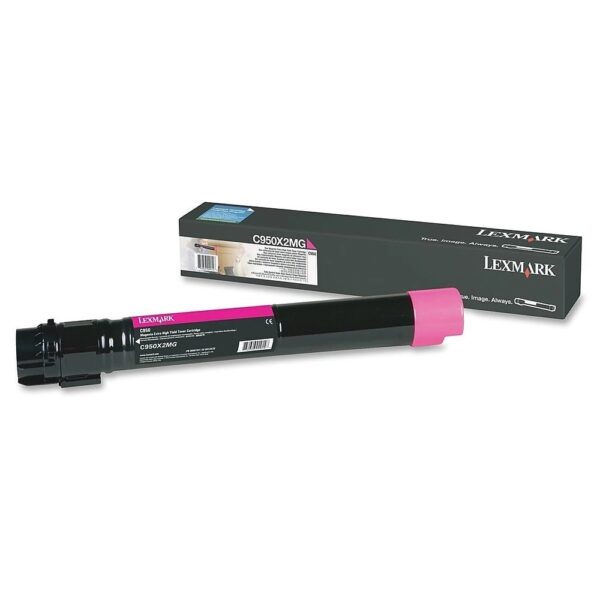 Toner Original Lexmark Magenta, C950X2MG, pentru C950, 24K, (timbru verde 1.2 lei) , „C950X2MG”