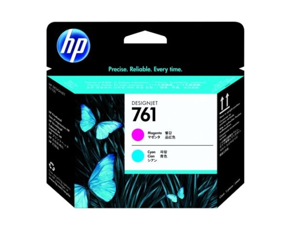 Cap Printare Original HP Magenta/Cyan, nr.761, pentru Designjet T7100|T7201, , (timbru verde 0.15 lei), „CH646A”