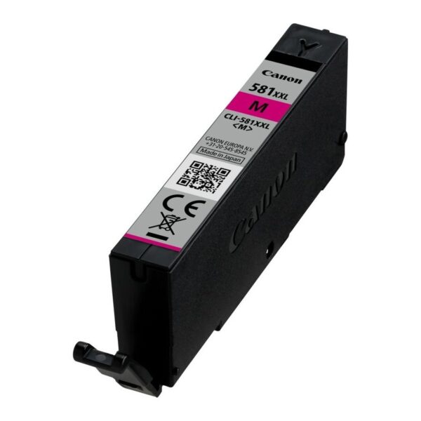 Cartus Cerneala Original Canon Magenta, CLI-581XXLM, pentru Pixma TR7550|TR8550|TS6150|TS6250|TS705|TS8150|TS8250|TS9150|TS9155|TS9550, , (timbru verde 0.15 lei), „1996C001AA”