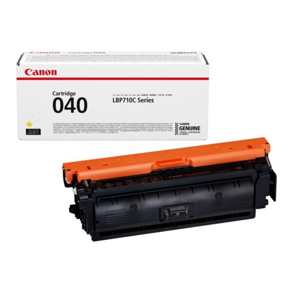 Toner Original Canon Yellow, CRG-040Y, pentru I-Sensys LBP-710|LBP-712, 5.4K, (timbru verde 1.2 lei) , „CR0454C001AA”