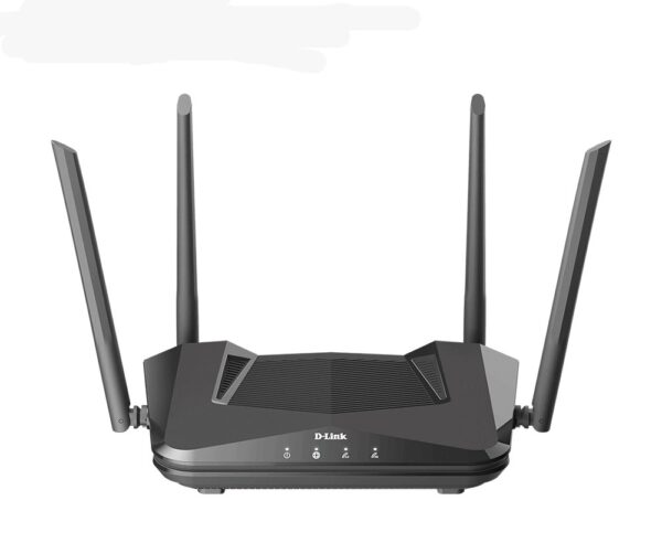 ROUTER D-Link wireless 1500Mbps,1 x WAN Gigabit, 4 porturi Gigabit, 2.4 Ghz/5 Ghz dual band, 4 antene externe, WI-FI 6 „DIR-X1560” (timbru verde 0.8 lei)