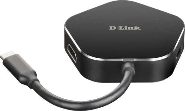HUB extern D-LINK, porturi USB 3.0 x 2, HDMI x 1, USB Type C x 1, conectare prin USB 3.0 Type C, cablu 11.5 cm, negru, „DUB-M420” (timbru verde 0.8 lei)