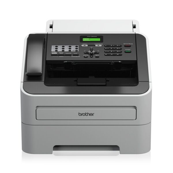 Fax Laser Mono BROTHER 2845, A4, Functii: Fax, Viteza de Printare Monocrom: 10ppm, Viteza de printare color: , Conectivitate:nu e cazul, Duplex:Nu, ADF:ADF „FAX2845YJ1” (timbru verde 11 lei)