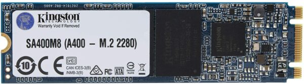 SSD KINGSTON, A400, 480 GB, M.2, S-ATA 3, 3D Nand, R/W: 500/450 MB/s, „SA400M8/480G”
