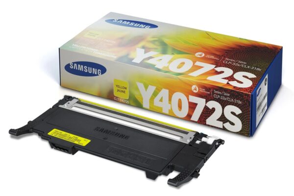 Toner Original Samsung Yellow, Y4072S, pentru CLP-320|CLP-325|CLX-3185, 1K, (timbru verde 1.2 lei) , „SU472A”