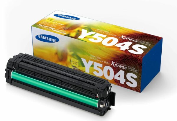 Toner Original Samsung Yellow, Y504S, pentru CLP-415NW|CLX-4195FN|CLX-4195FW|CLX-4195N|SL-C1810W, 1.8K, (timbru verde 1.2 lei) , „SU502A”