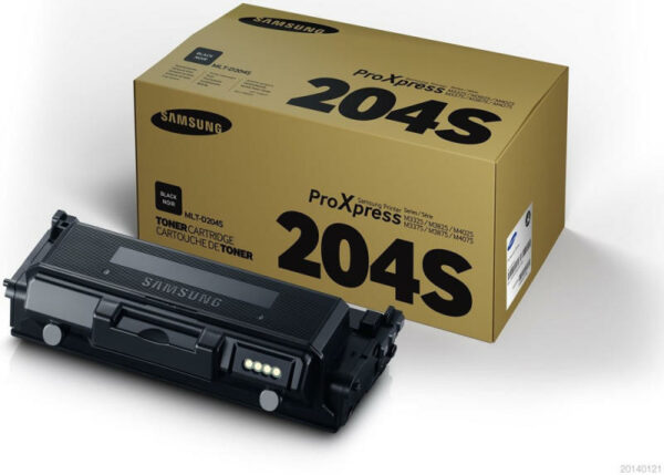 Toner Original Samsung Black, D204S, pentru M3325|M3375|M3825|M3875|M4025|M4075, 3K, (timbru verde 1.2 lei) , „SU938A”