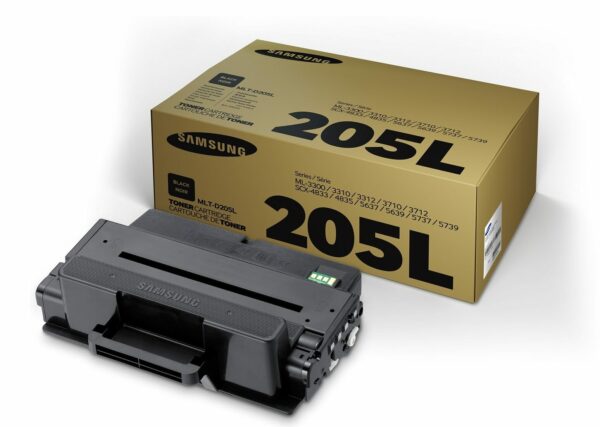 Toner Original Samsung Black, D205L, pentru ML-3310|3710|SCX-4833|4835|5637|5737|5639, 5K, (timbru verde 1.2 lei) , „SU963A”