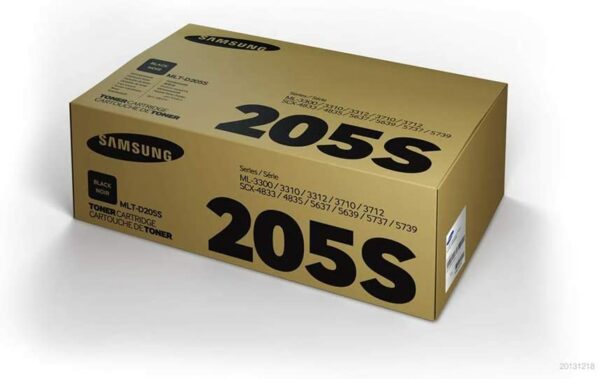 Toner Original Samsung Black, D205S, pentru ML-3310D|ML-3310ND|ML-3710D|ML-3710DW|ML-3710ND|SCX-4833FD|SCX-4833FR|SCX-5637FR|SCX-5637FW|SCX-5737FW, 2K, (timbru verde 1.2 lei) , „SU974A”