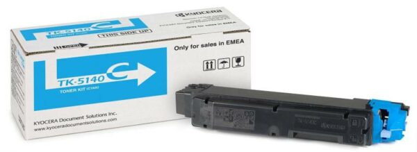 Toner Original Kyocera Cyan, TK-5140C, pentru ECOSYS P6130|M6x30, 5K, (timbru verde 1.2 lei) , „TK-5140C”