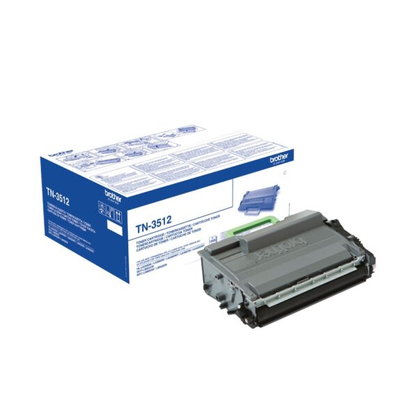 Toner Original Brother Black, TN3512, pentru HL-L6250|L6300|L6400|DCP-L6600|MFC-L6800|L6900, 12K, (timbru verde 1.2 lei) , „TN3512”