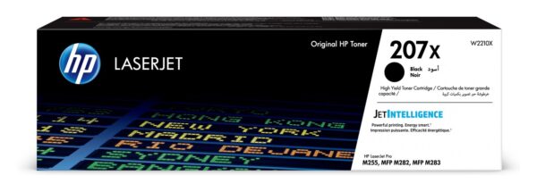 Toner Original HP Black, nr.207X, pentru Color LaserJet Pro M255|M282|M283, 3.15K, (timbru verde 1.2 lei) , „W2210X”