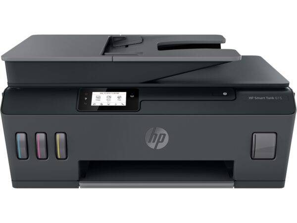Multifunctional Inkjet Color HP Tank 615, A4, Functii: Impr.|Scan.|Cop.|Fax, Viteza de Printare Monocrom: 11ppm, Viteza de printare color: 5ppm, Conectivitate:USB|WiFi, Duplex:Nu, ADF:ADF „Y0F71A” (timbru verde 11 lei)
