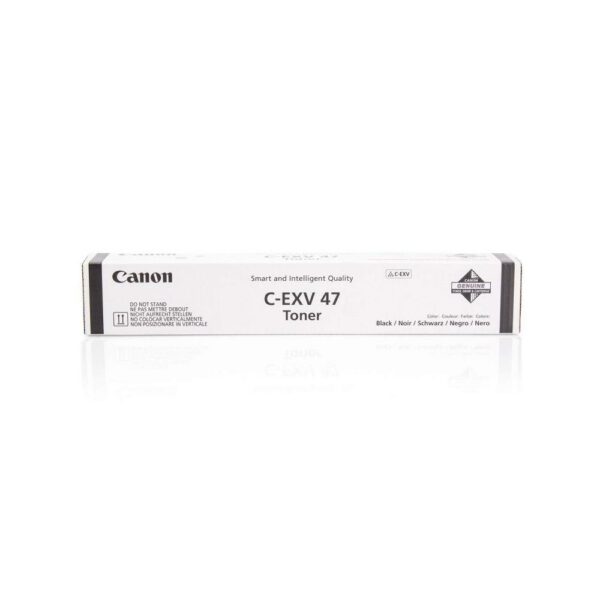 Toner Original Canon Black, EXV47BK, pentru IR Advance C250I|C350I|C351IF, 19K, (timbru verde 1.2 lei) , „CF8516B002AA”