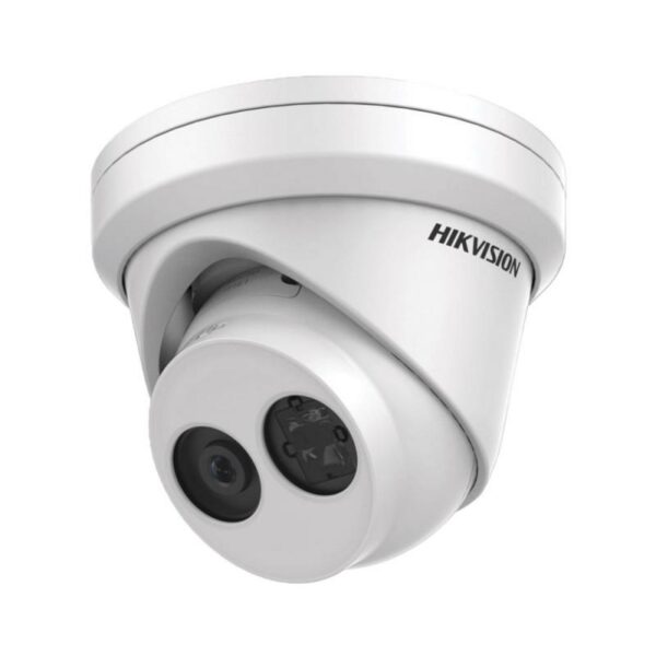 CAMERA IP HIKVISION, turret, pt. exterior, dist. IR 30 m, tip lentila fixa 2.8 mm, 8 Mpx, cu fir, microfon, PoE, carcasa metal, slot SD card, „DS-2CD2383G0-IU-28” (timbru verde 0.8 lei)