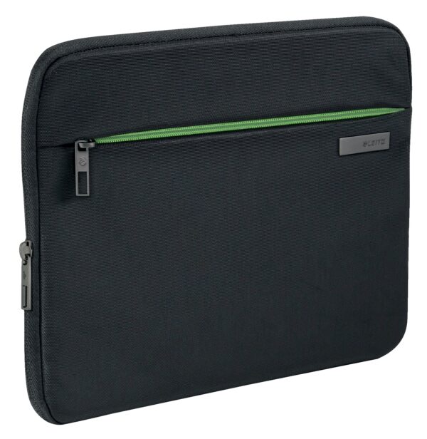 HUSA LEITZ tableta 10 inch, 1 compartiment, buzunar frontal, poliester, negru, „62930095”