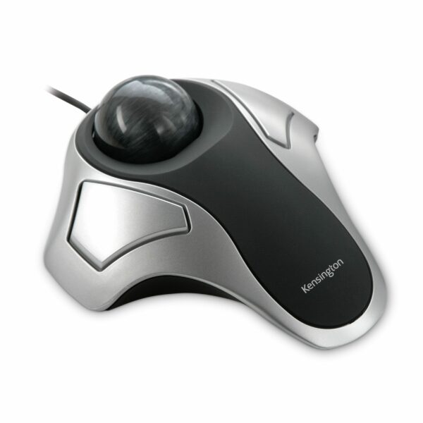 MOUSE Kensington – trackball, „Orbit”, trackball, cu fir, USB, optic, nespecificat, butoane/scroll 2/1, trackball, gri, „64327EU” (timbru verde 0.18 lei)