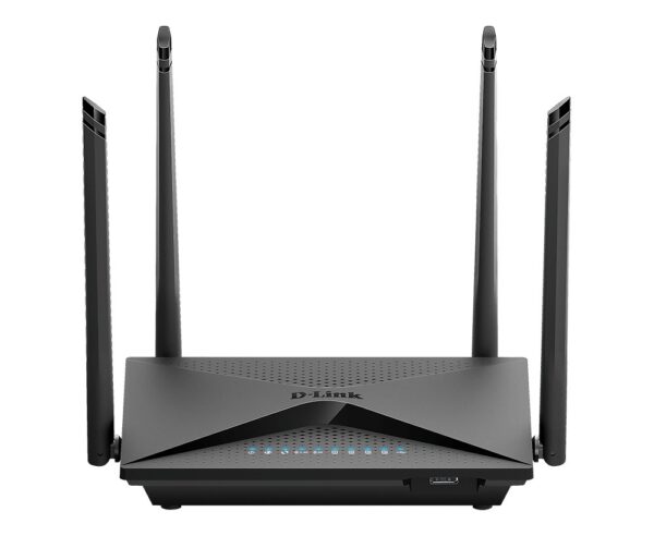 ROUTER D-LINK wireless 1300Mbps, 4 porturi Gigabit, 4 antene externe, 1 x USB 3.0, Dual Band AC1300 (867/400Mbps), „DIR-853” (timbru verde 0.8 lei)