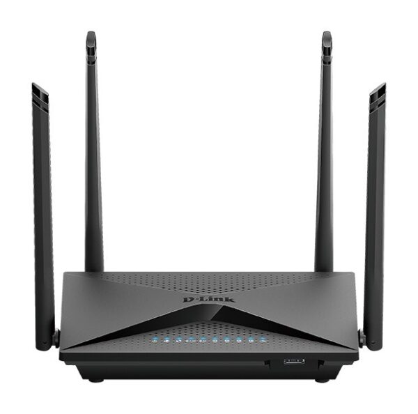 ROUTER D-LINK wireless 1300Mbps, 4 porturi Gigabit, 4 antene externe, 1 x USB 3.0 3G/4G suport, Dual Band AC1300 (867/400Mbps), „DIR-853/EE” (timbru verde 0.8 lei)