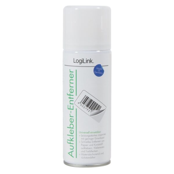 SPRAY SOLVENT LOGILINK, 200ml, expunere scurta, pt. autocolante / plastic / adezivi / vopsea, „RP0016”