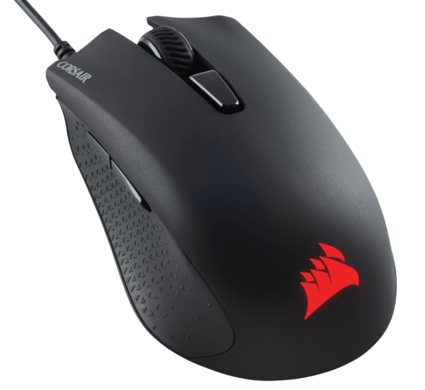 MOUSE CORSAIR, „Harpoon RGB Pro”, gaming, cu fir, USB, optic, 12000 dpi, butoane/scroll 6/1, iluminare, butoane programabile, negru, „CH-9301111-EU” (timbru verde 0.18 lei)