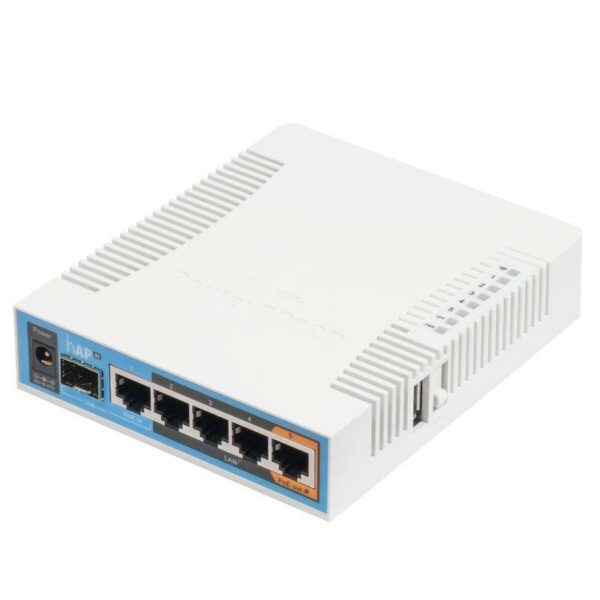 ROUTER MIKROTIK wireless, 1750 Mbps, porturi Gigabit x 4, antena interna x 3, dual band, „RB962UiGS-5HacT2HnT” (timbru verde 0.8 lei)