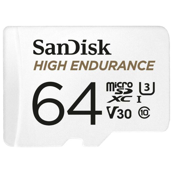 CARD MicroSD SANDISK, 64 GB, MicroSDXC, clasa 10, standard UHS-I U3, „SDSQQNR-064G-GN6IA” (timbru verde 0.03 lei)
