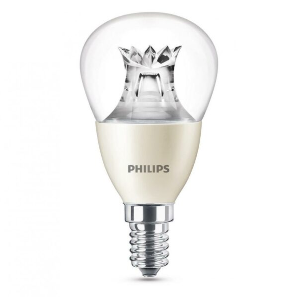 BEC LED Philips, soclu E14, putere 6W, forma clasic, lumina alb calda, alimentare 220 – 240 V, „000008718696453568” (timbru verde 0.45 lei)